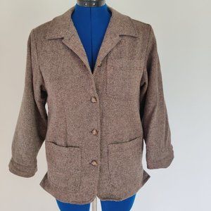 L. L. Bean Tweed Jacket Women's 8